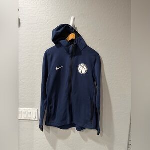 Nike Washington Wizards Showtime Warm Up Full Zip Jacket Medium Bin 2‎